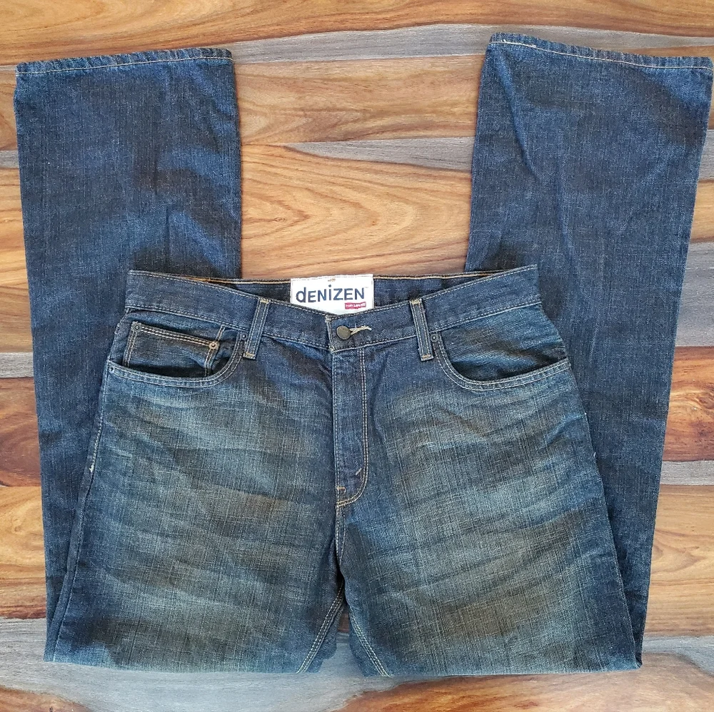 Awesome Denizen Men's Jeans, W34 L32, Dark Blue